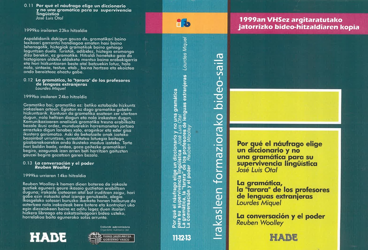 Jose Luis Otalen hitzaldia
