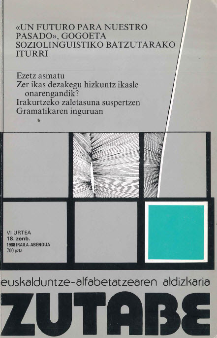 Zutabe 18 alearen aurkezpena